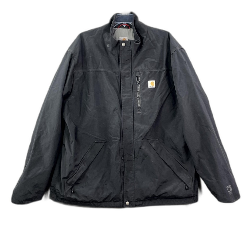 Carhartt Shoreline Jacket Men XL Tall Storm Defender Waterproof Workwear Outdoor